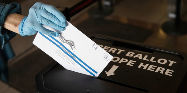 vote by mail ballot box