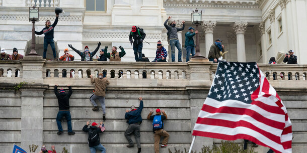 Trump supporters storm the U.S. Capitol on January 6, 2021