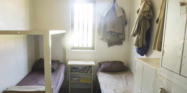 Inside of prison cell