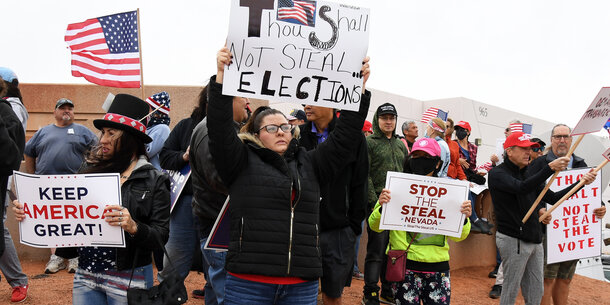 Election protesters