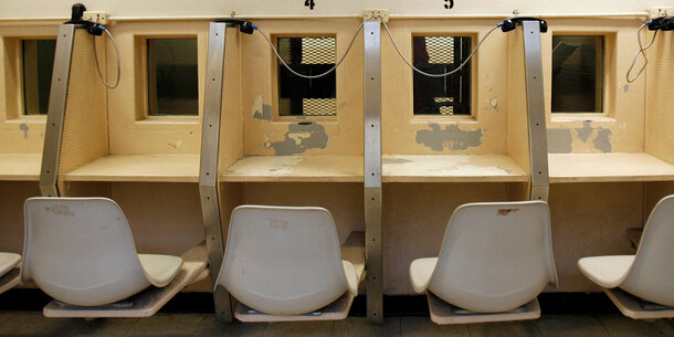 Prison visiting room