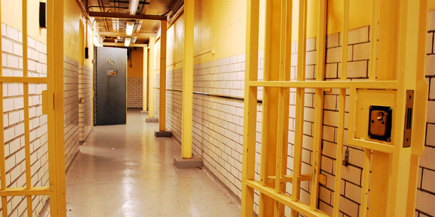 Inside of prison hallway