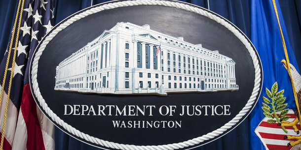 The Department of Justice seal