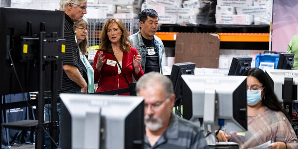 Poll watchers