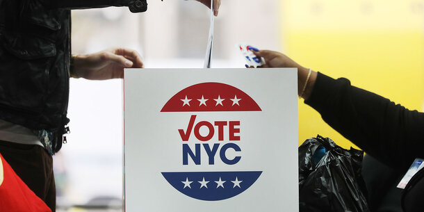 A ballot box