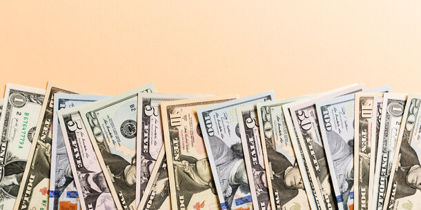 US dollars in various denominations