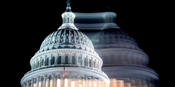 Top half of the Capitol building