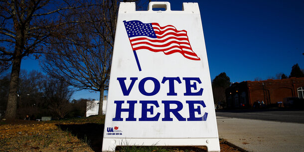 voting sign