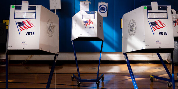Empty Voting Booths
