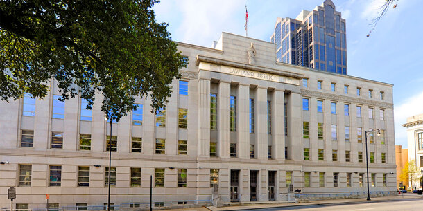 North Carolina supreme court building exterior