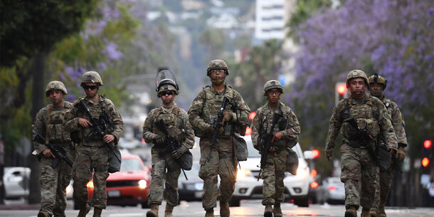 National Guard troops in Washington DC