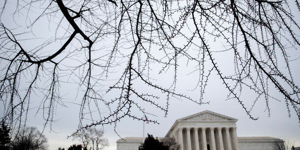 Supreme Court building autumn