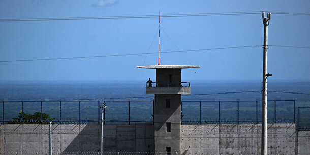 Prison guard watch tower