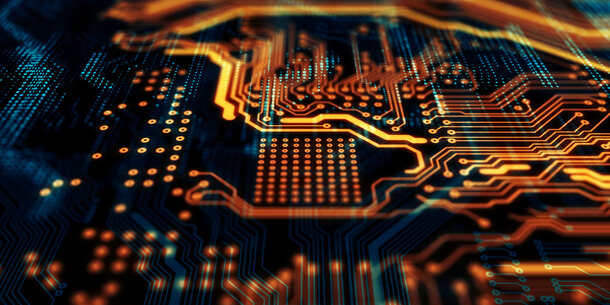 A computer's motherboard