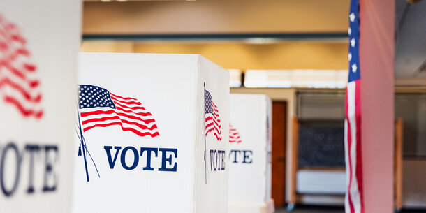 Voting booths