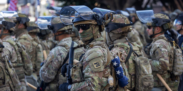 troops