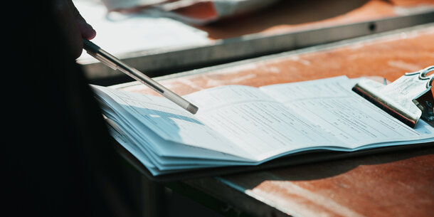 Voter registration form