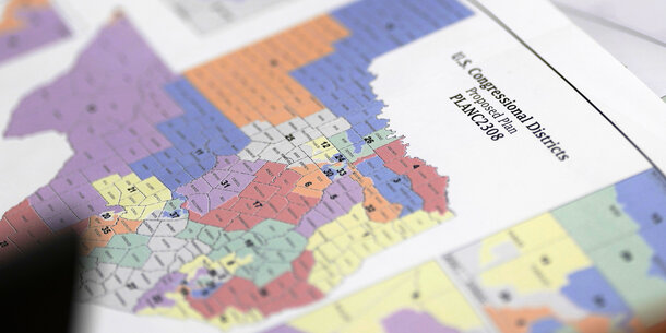 2025 photo of proposed Texas U.S. House map
