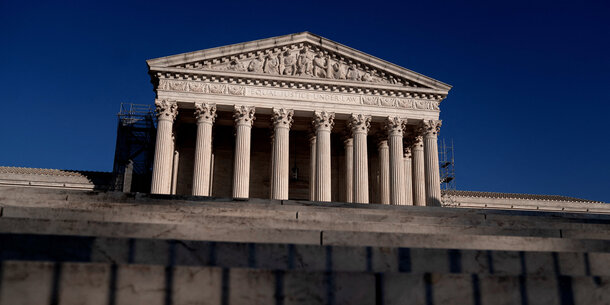 Supreme Court from below steps