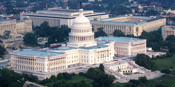 U.S. Capitol from above