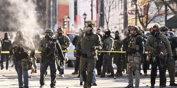 A. Pretti crime scene in Minnesota