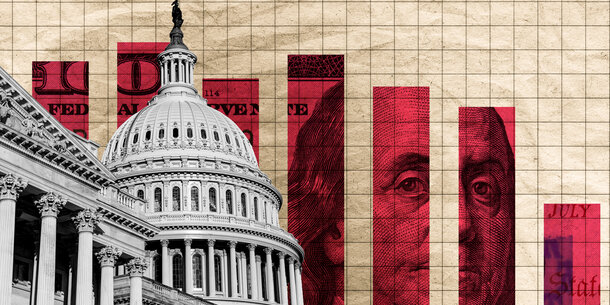 Graphic of the U.S. Capitol and Benjamin Franklin