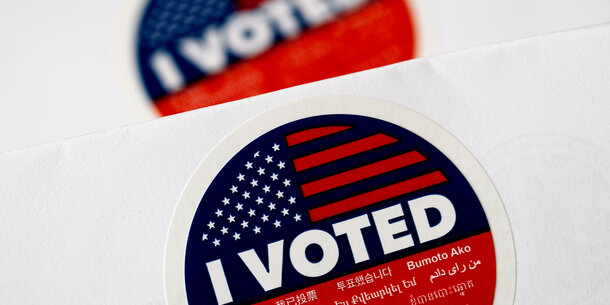 I Voted sticker