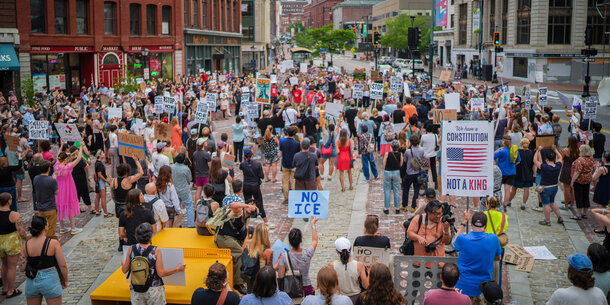 Anti-ICE protesters
