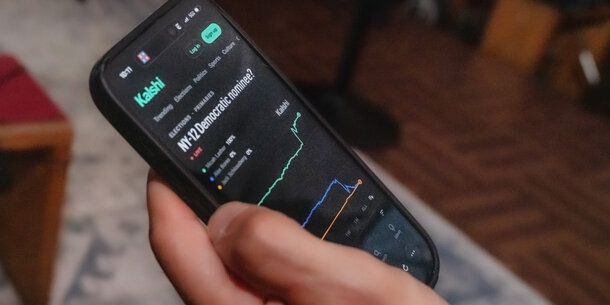 Kalshi odds displayed on a smartphone