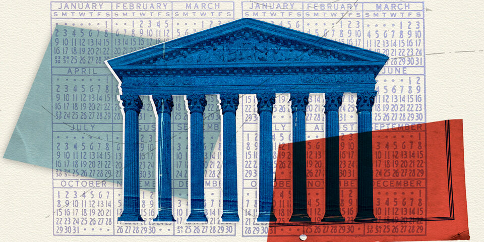 Illustration of Supreme Court exterior