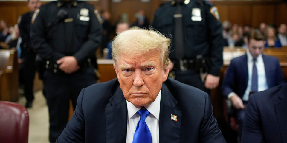Donald Trump in court 
