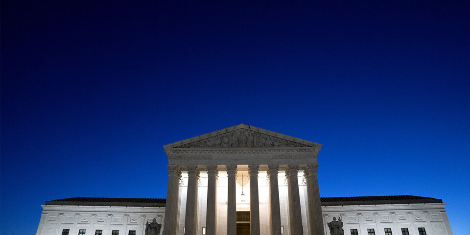 Supreme Court at Dusk 