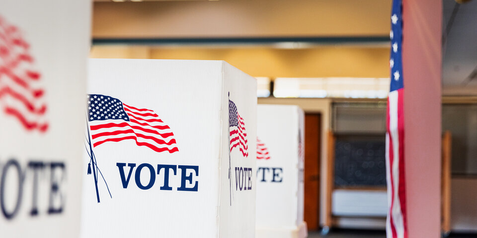 Voting booths