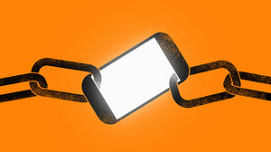phone in chains