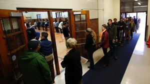 voter line