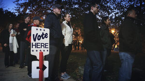 voting line