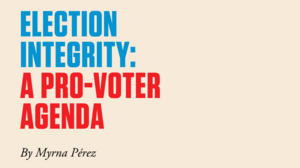 Election Integrity Report Cover