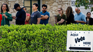voting line