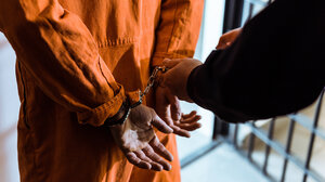 person in jail