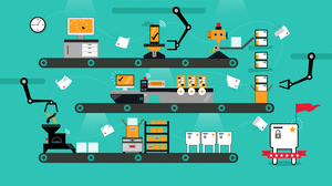 Supply chain illustration