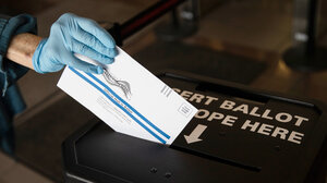 vote by mail ballot box