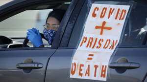 covid prison protest