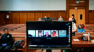 Remote court proceeding 