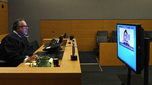 Remote court proceeding 