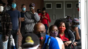 Georgia voters waiting in long lines