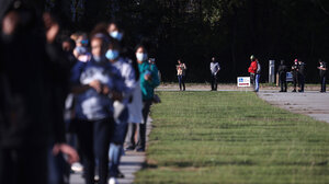 Long lines at polls in Georgia