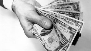 Hands with money