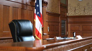 Photo of a courtroom