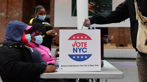 New York City Board of Elections ballot box