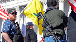 Gun rights protestors 